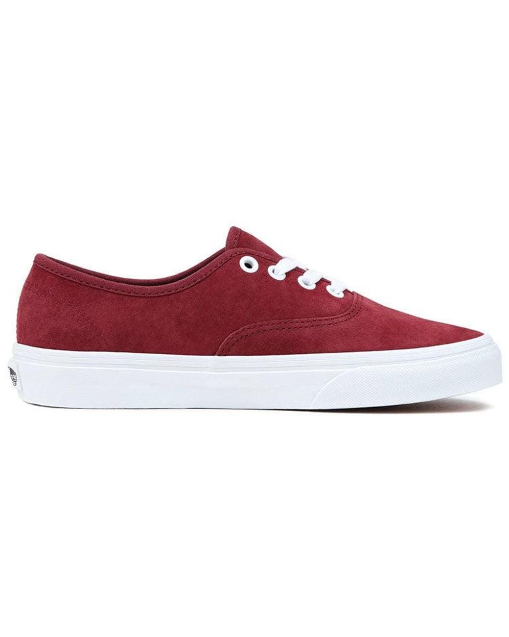 Vans Red Pig Suede Authentic for men