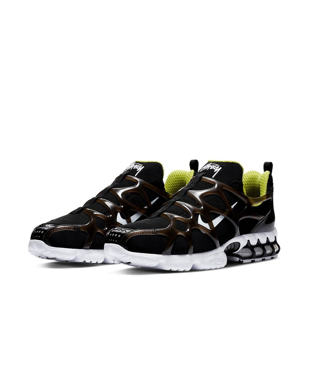 Nike Black X Stussy Air Zoom Spiridon Kukini for men