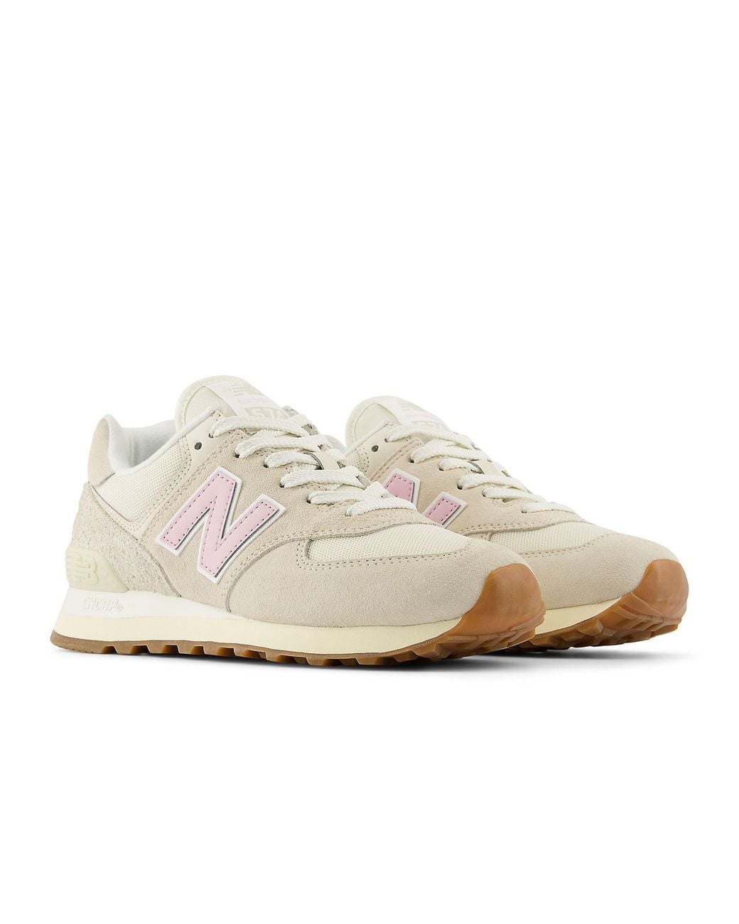 New Balance White (Wmns) 574 'Linen Mid Century'