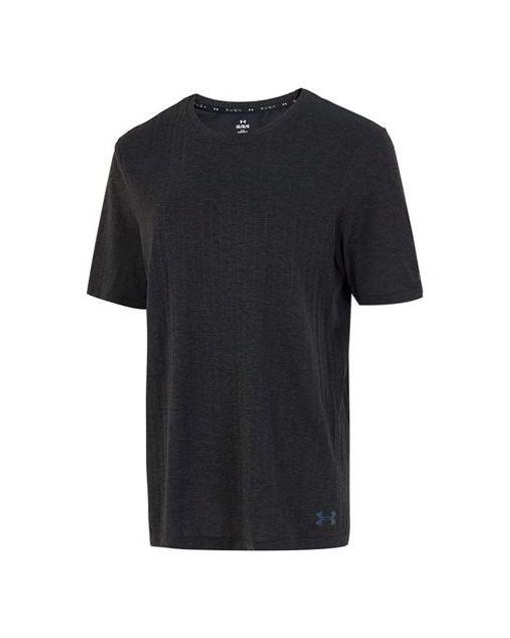 Under Armour Black Rush Seamless Short Sleeve for men