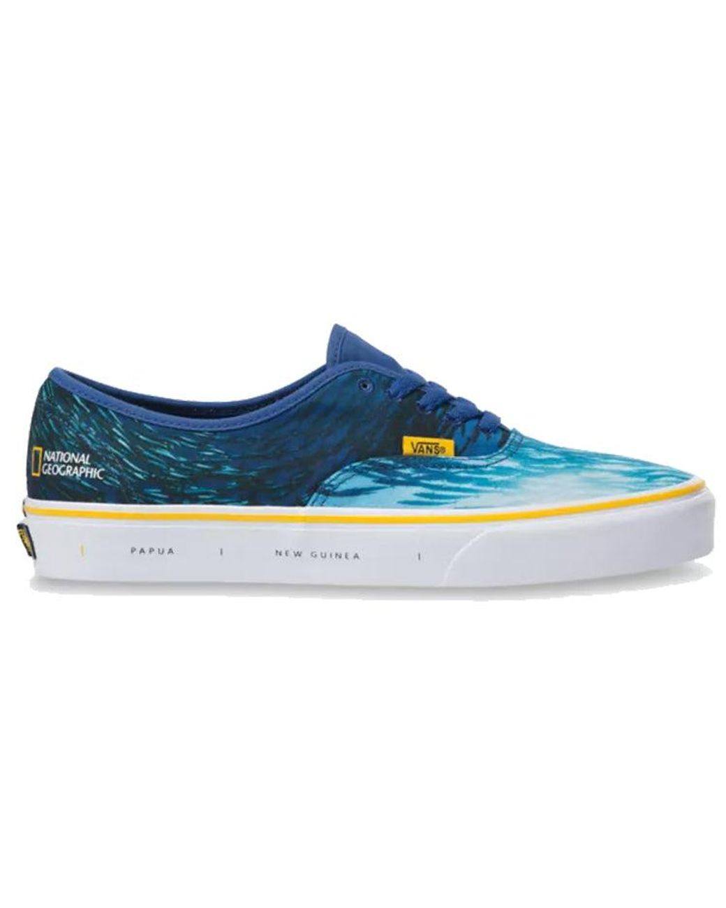 Vans Blue National Geographic X Authentic 'Ocean' for men