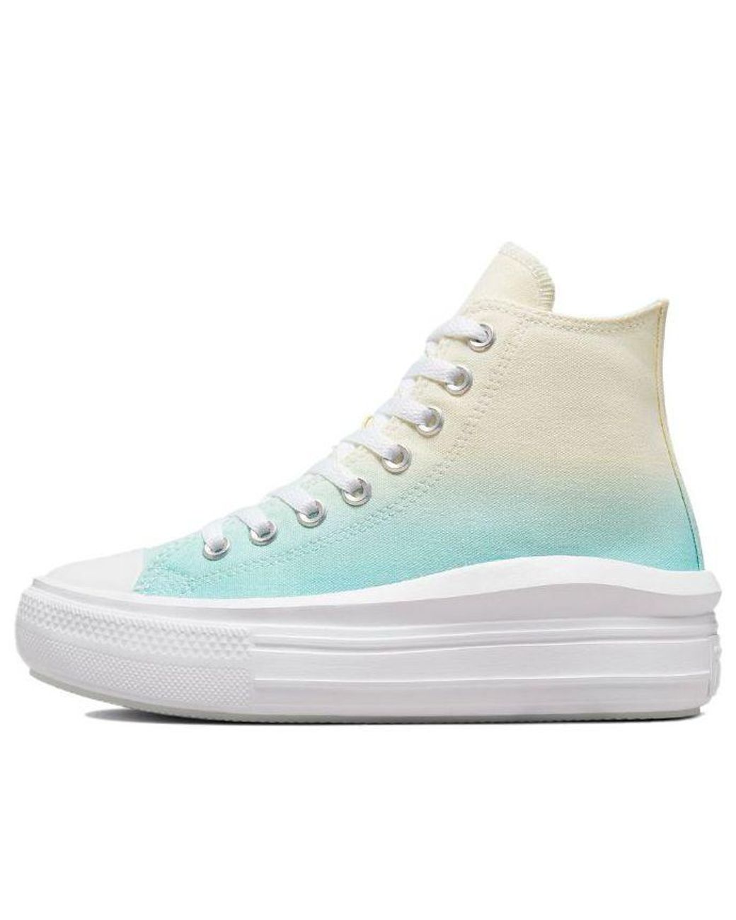 Converse White (Wmns) Chuck Taylor All Star Move High 'Ombre