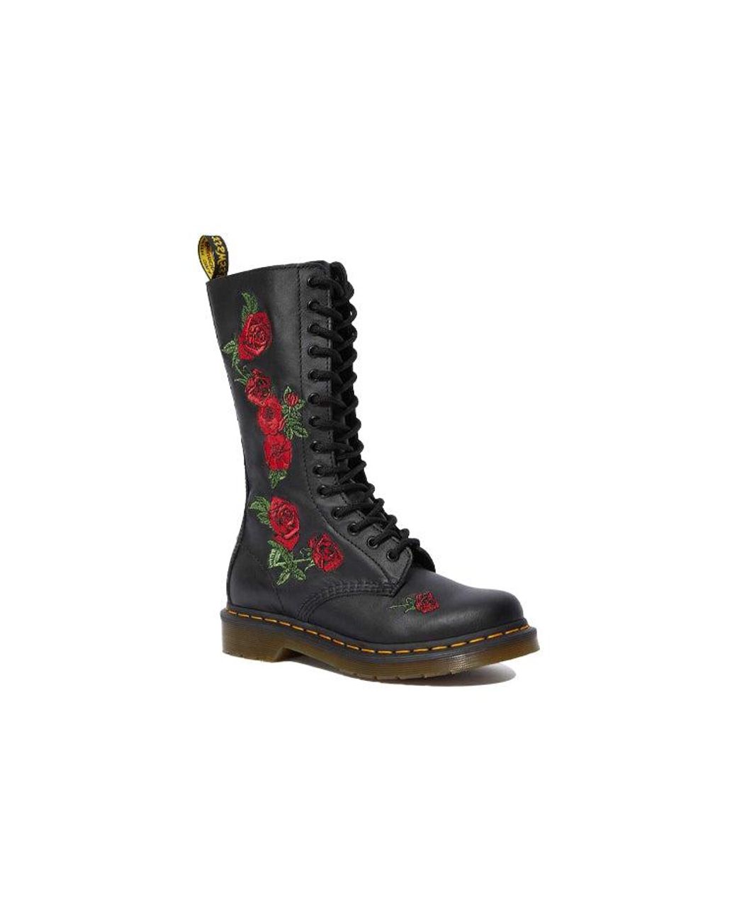 Dr. Martens Black (Wmns) Dr.Martens 1914 Vonda Leather Mid Calf Boots 12761001
