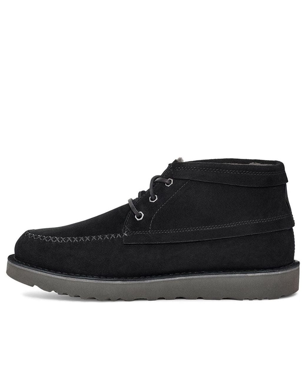 Ugg Black Campout Chukka Low Top Casual Martin Boots for men