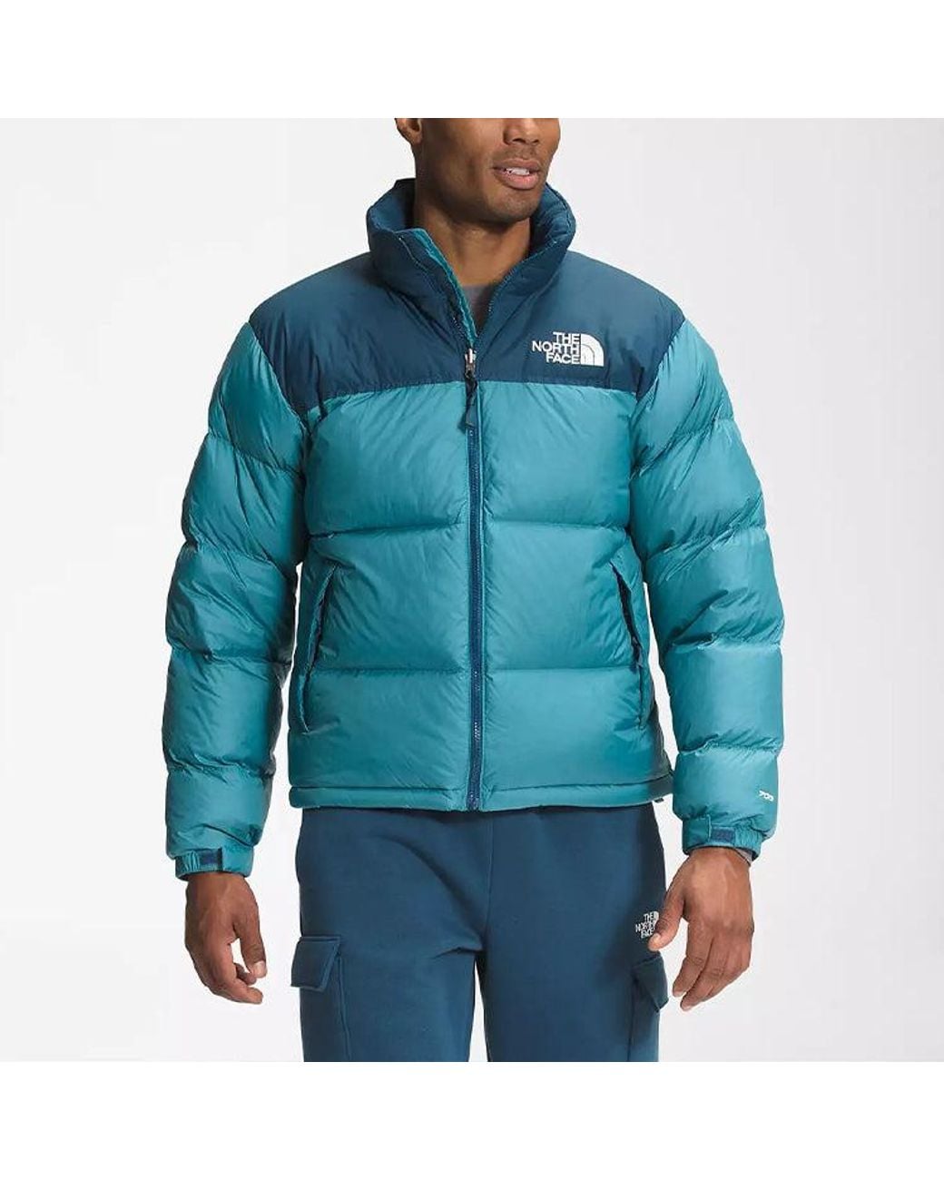 The North Face Blue 1996 Retro Nuptse Jacket Storm/Monterey for men
