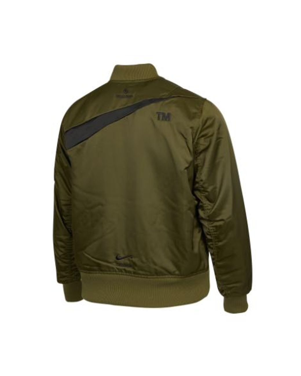 Nike Green Therma-Fit Synthetic Phil Reversible Bomber Jacket Asia Sizing Dd6056-326 for men