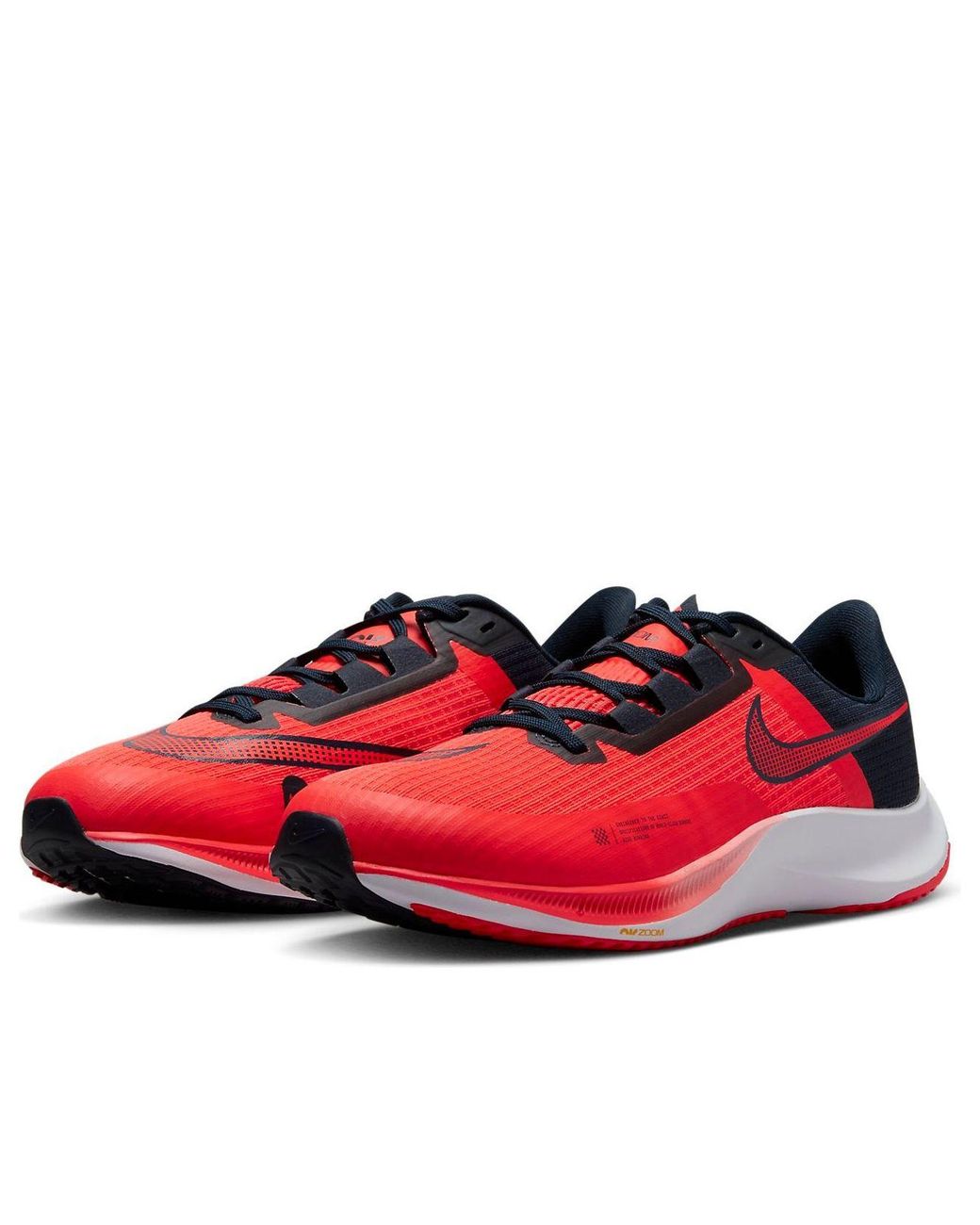 Nike Red Rival Fly 3 Road Racing Shoes for men