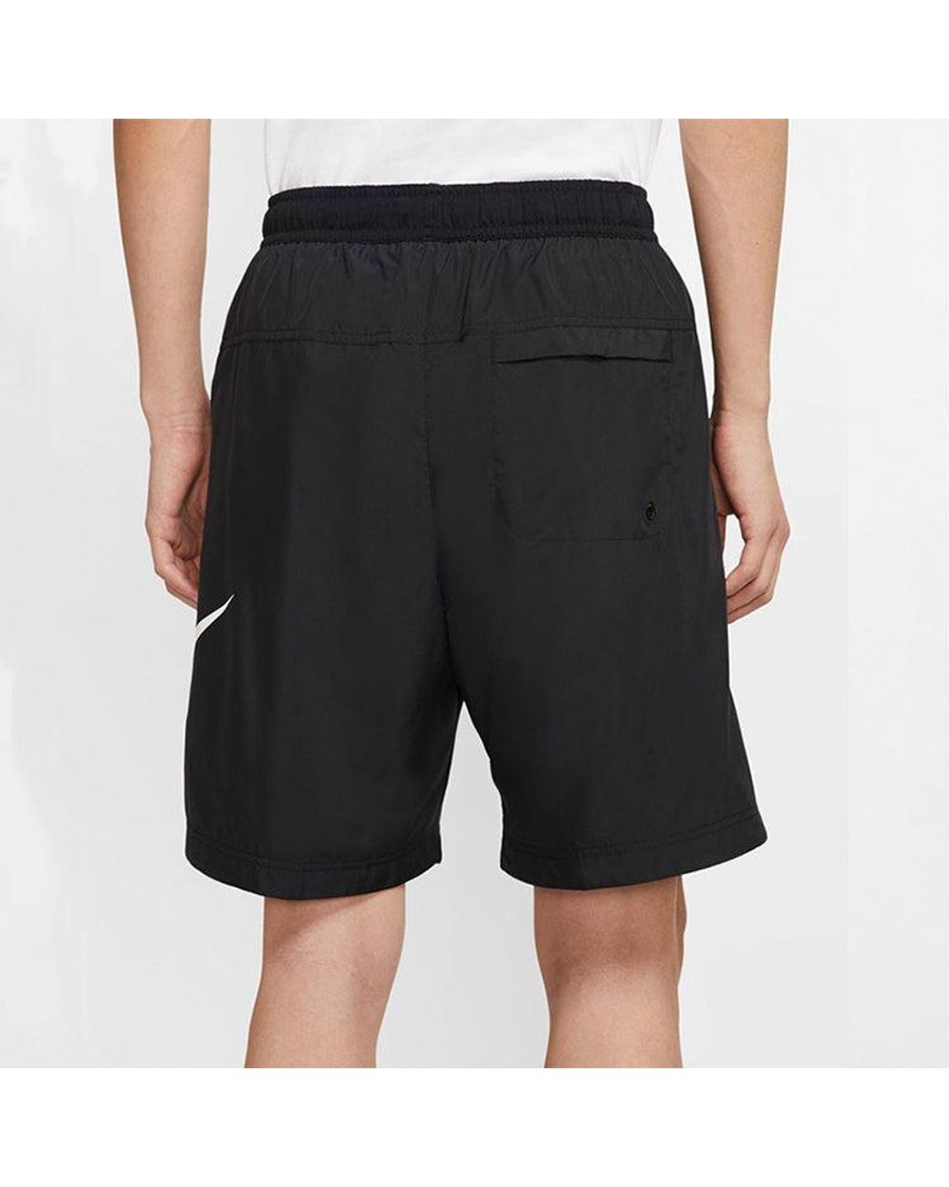 Nike Black Ce Short Woven Hybrid Logo Sports Training Shorts for men