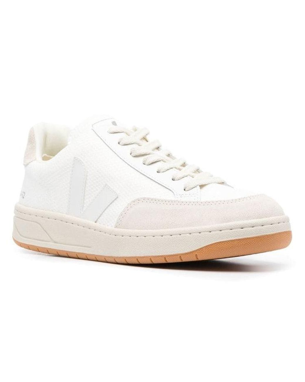 Veja White V-12 B-Mesh Natural'