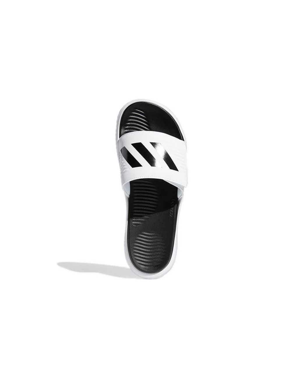 Adidas White Alphabounce Slide for men