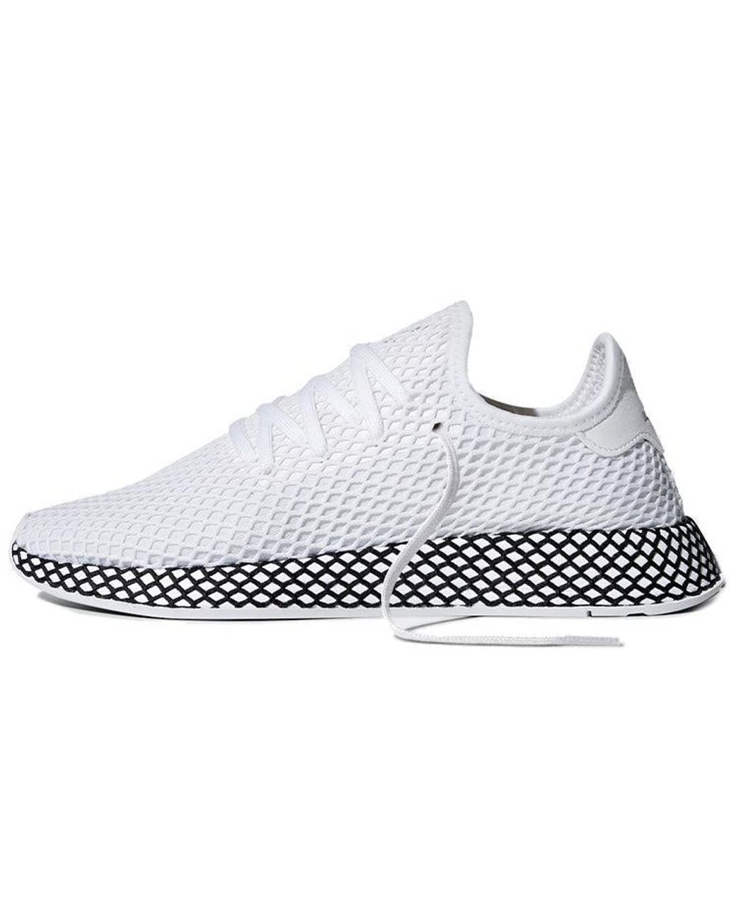 adidas Originals Adidas Deerupt Runner 'white Black' for Men | Lyst