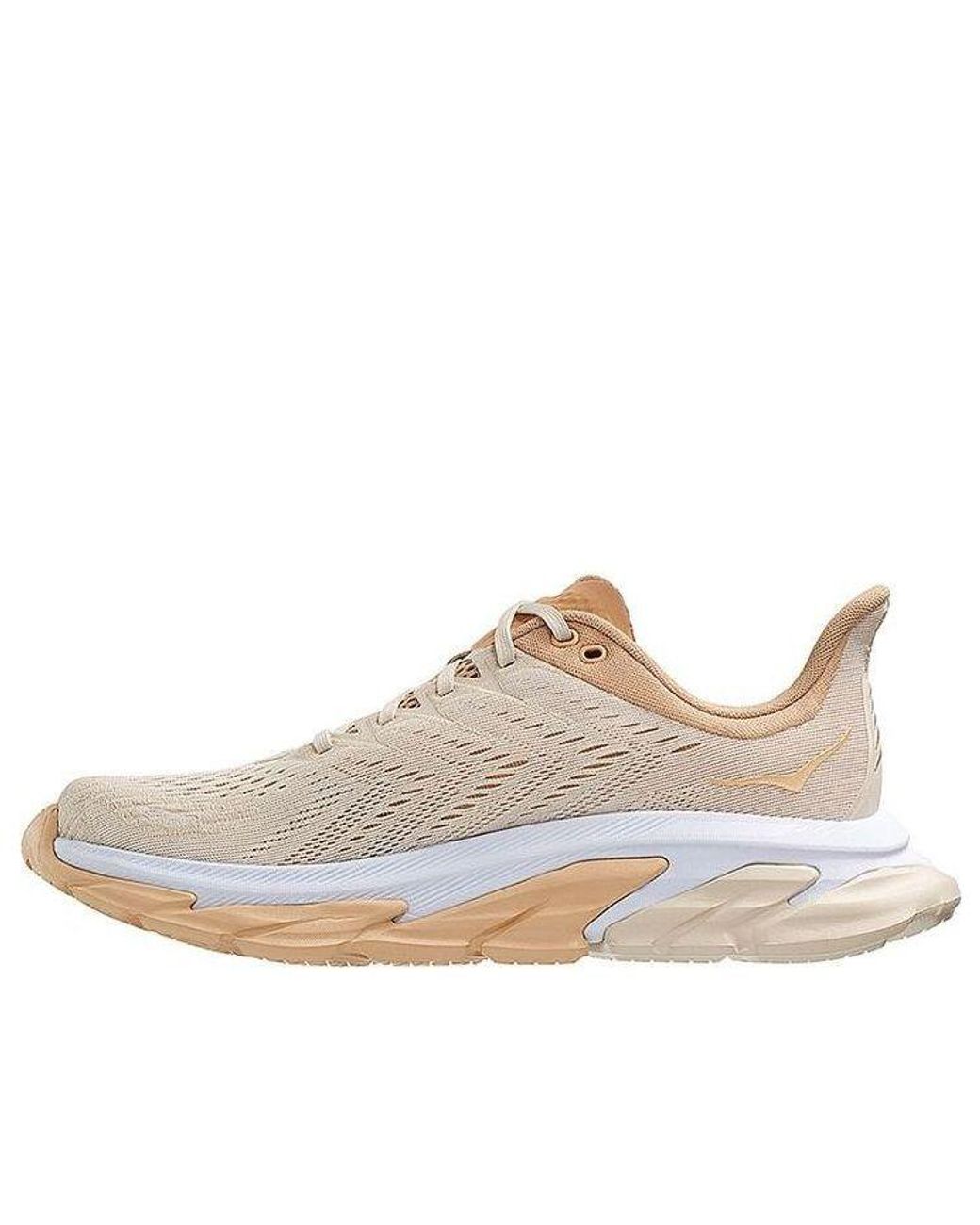 Hoka One One White Clifton Edge for men