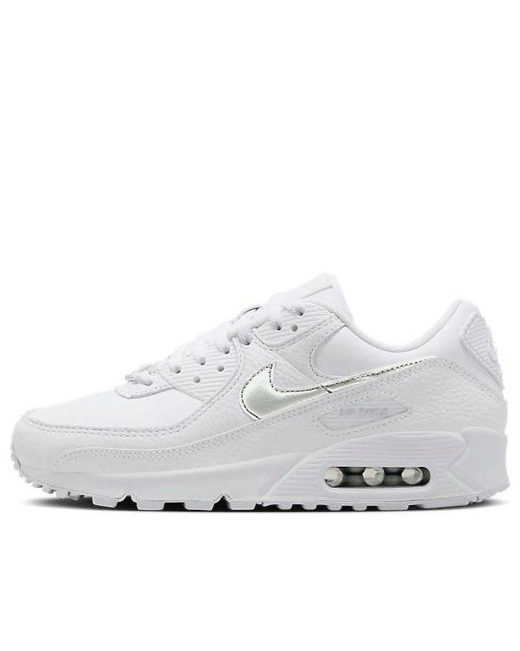 Nike White (Wmns) Air Max 90 Metallic'