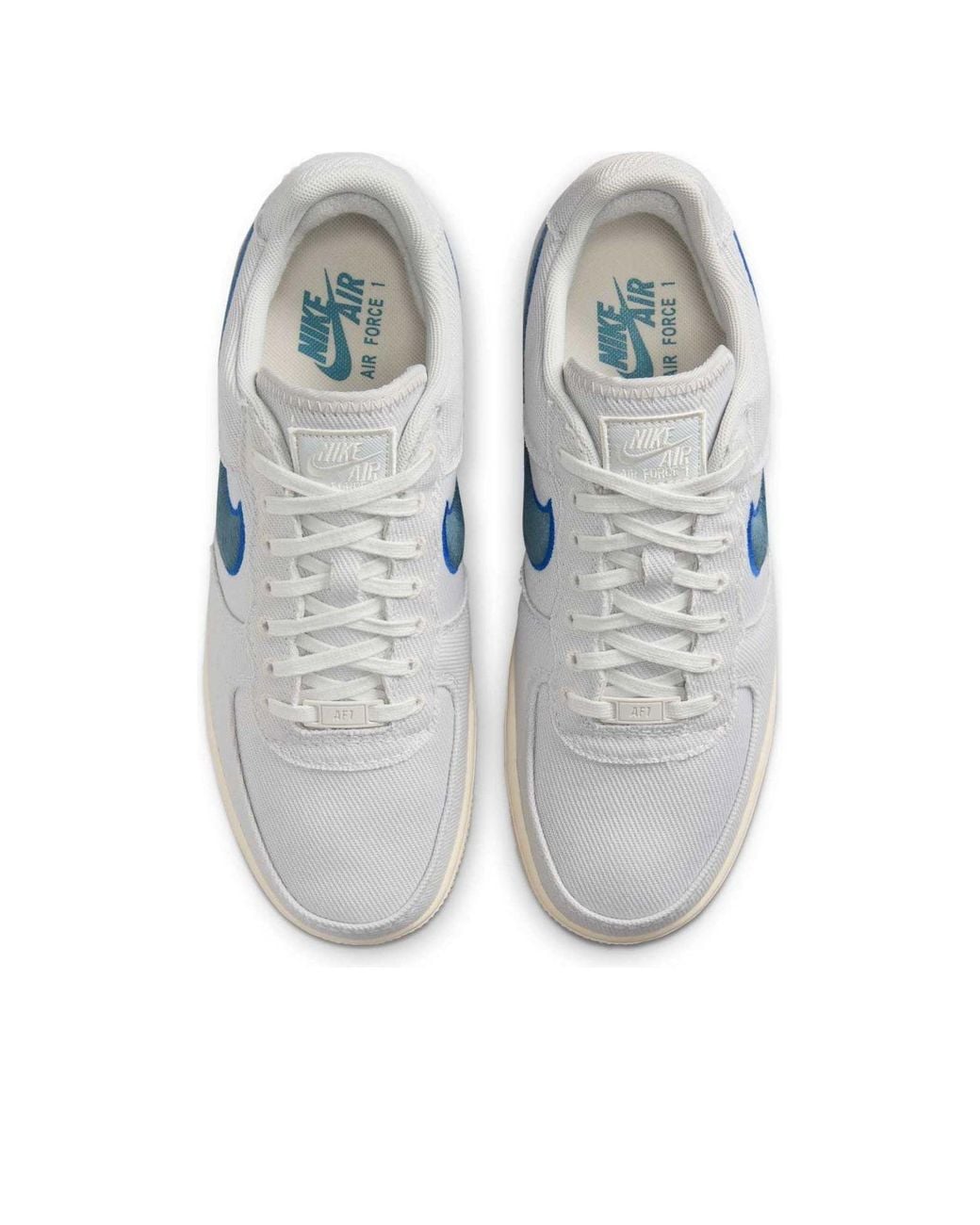 Nike Blue Air Force 1 Low Canvas 'Photon Dust Smokey' for men