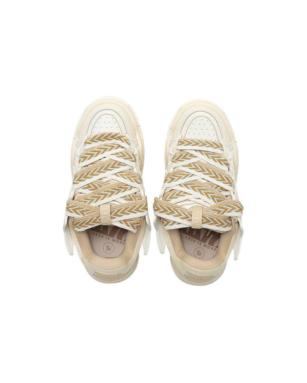 KAALIXTO White Skateboarding Low 'La Brioche' for men