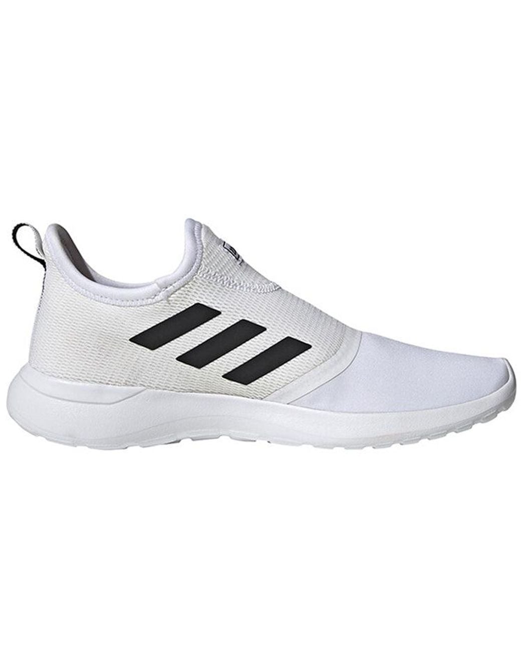 Adidas White Lite Racer Slip-On for men
