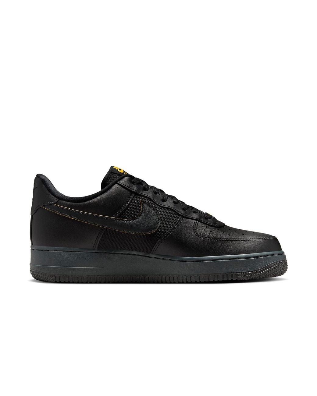 Nike Black Air Force 1 '07 University' for men