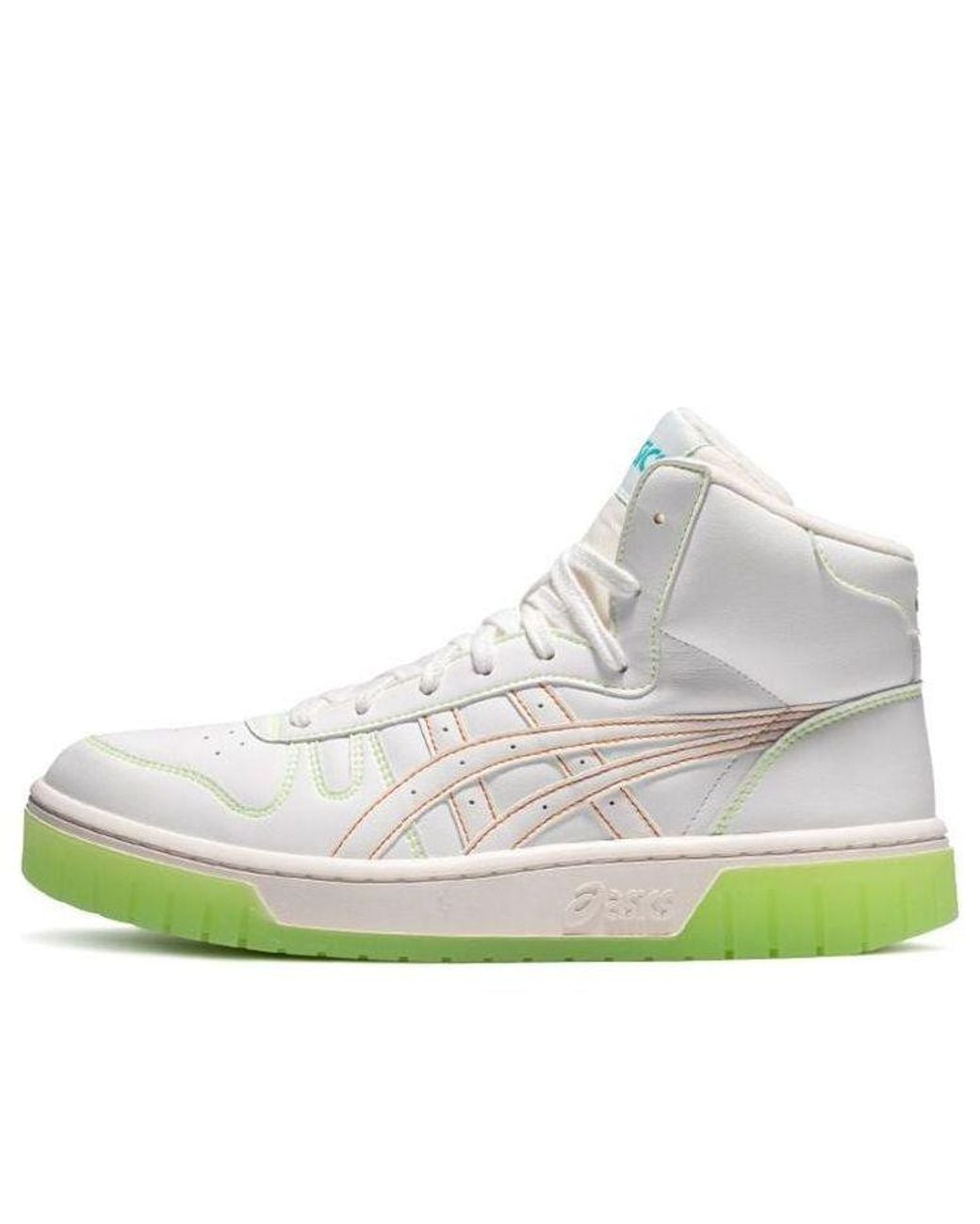 Asics White Court Mz-Hi High-Top Sneakers
