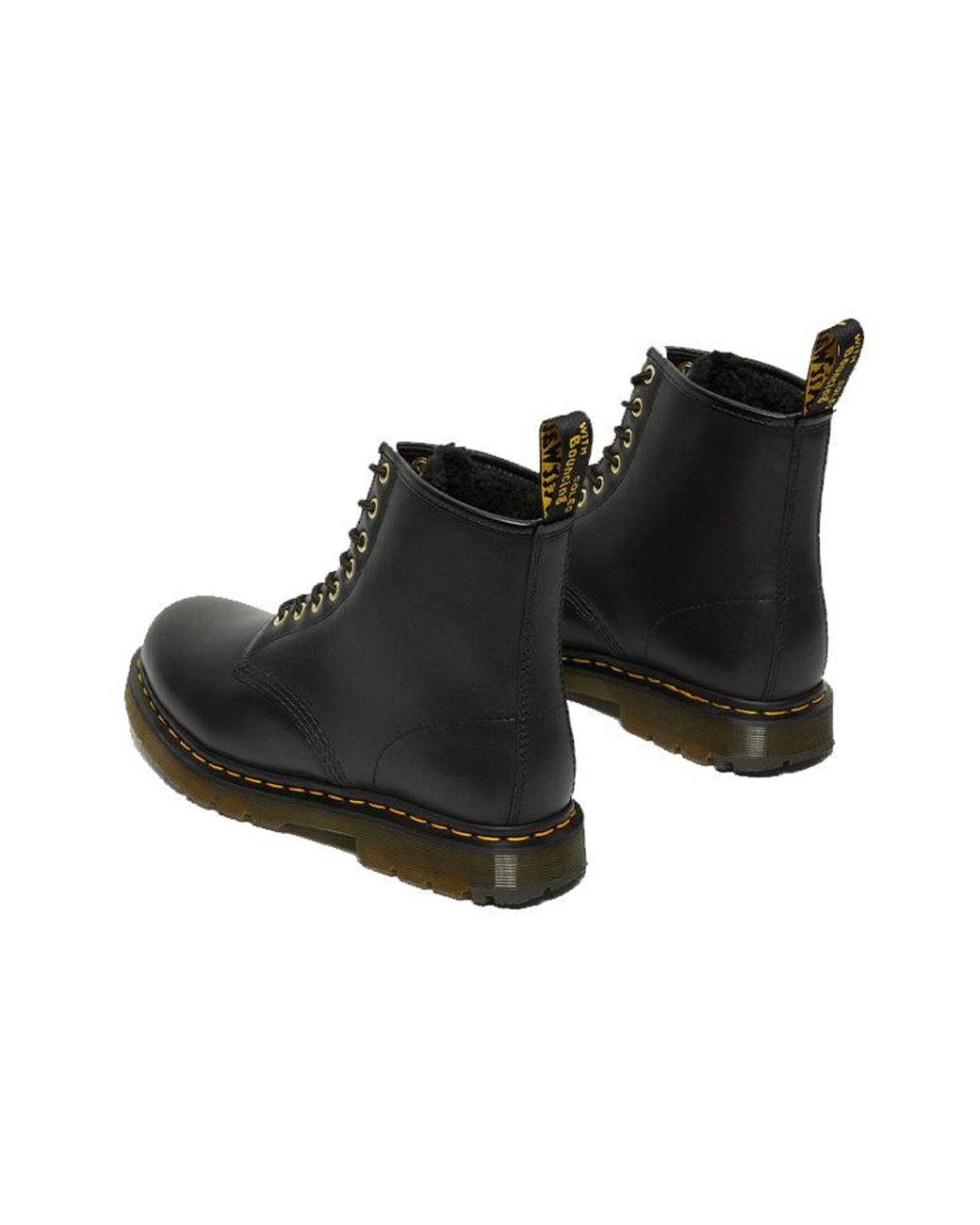 Dr. Martens Black 1460Dm's Wintergrip Leather Ankle Boots 'Blizzard Wp'