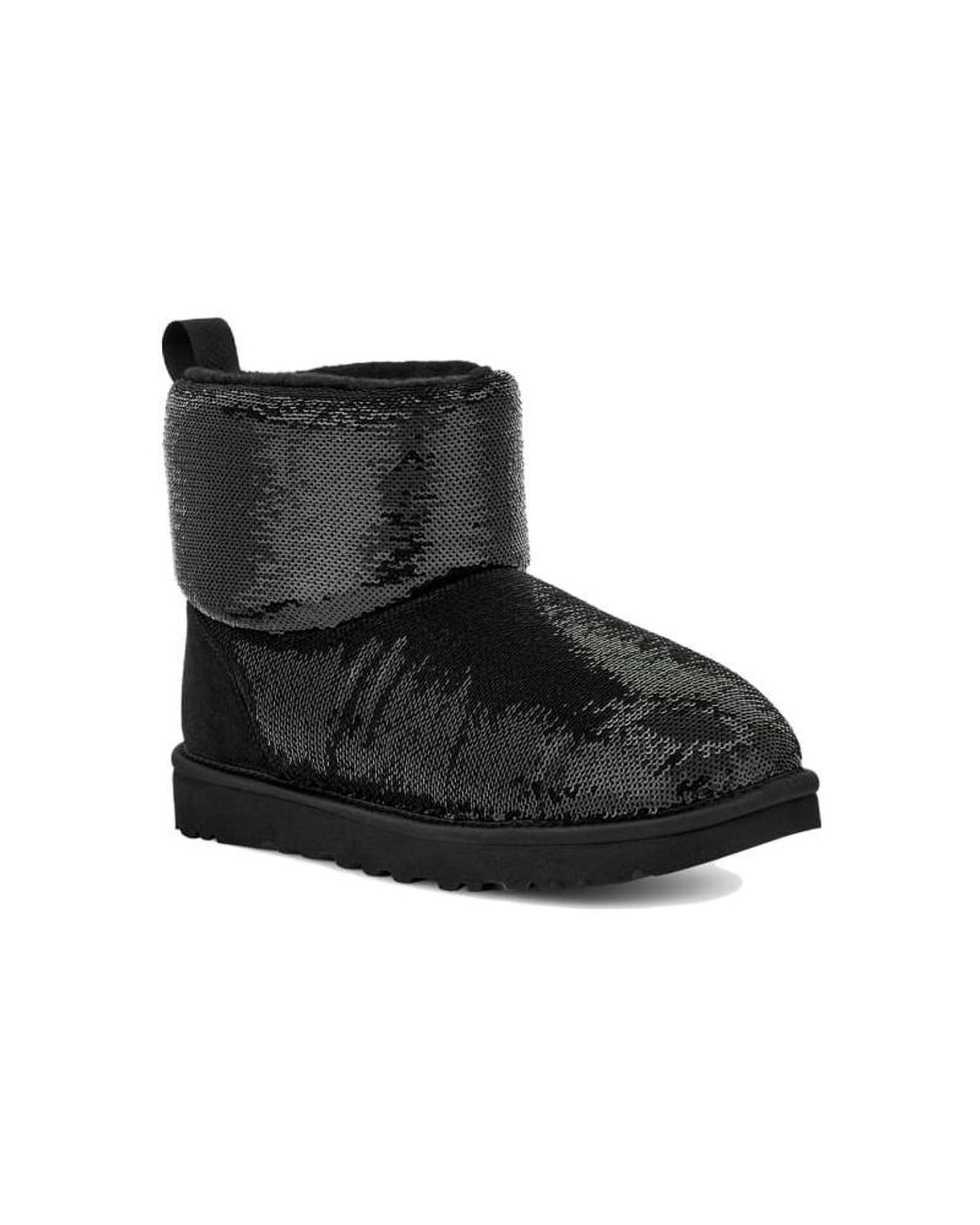 Ugg Black (Wmns) Classic Mini Boot Mirror Ball