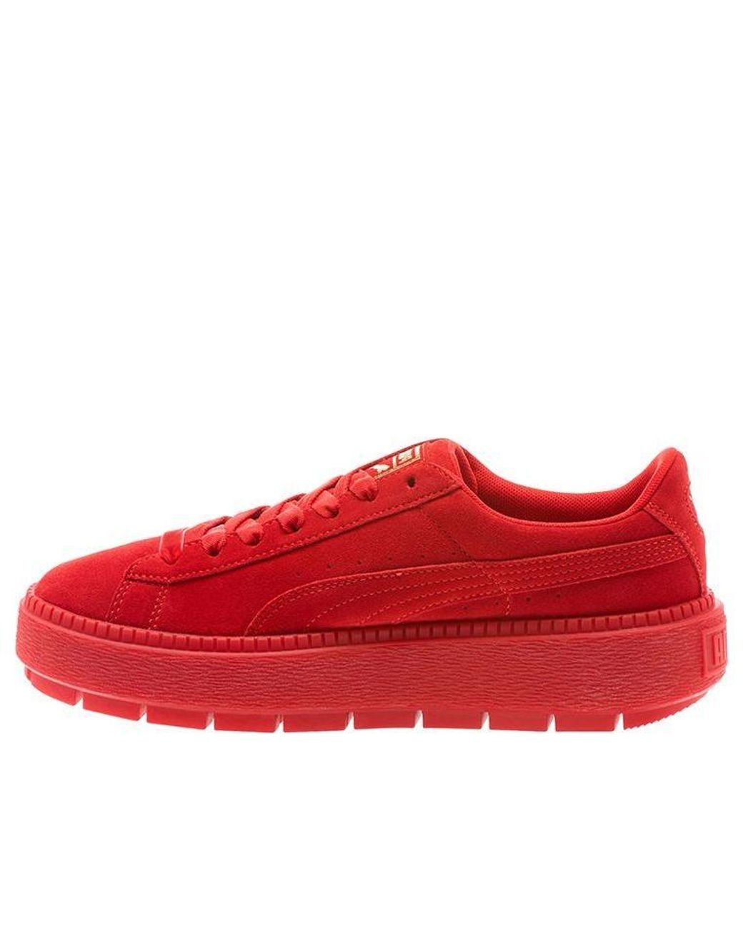 PUMA Suede Platform Trace Valentine S Day Sneakers Red | Lyst