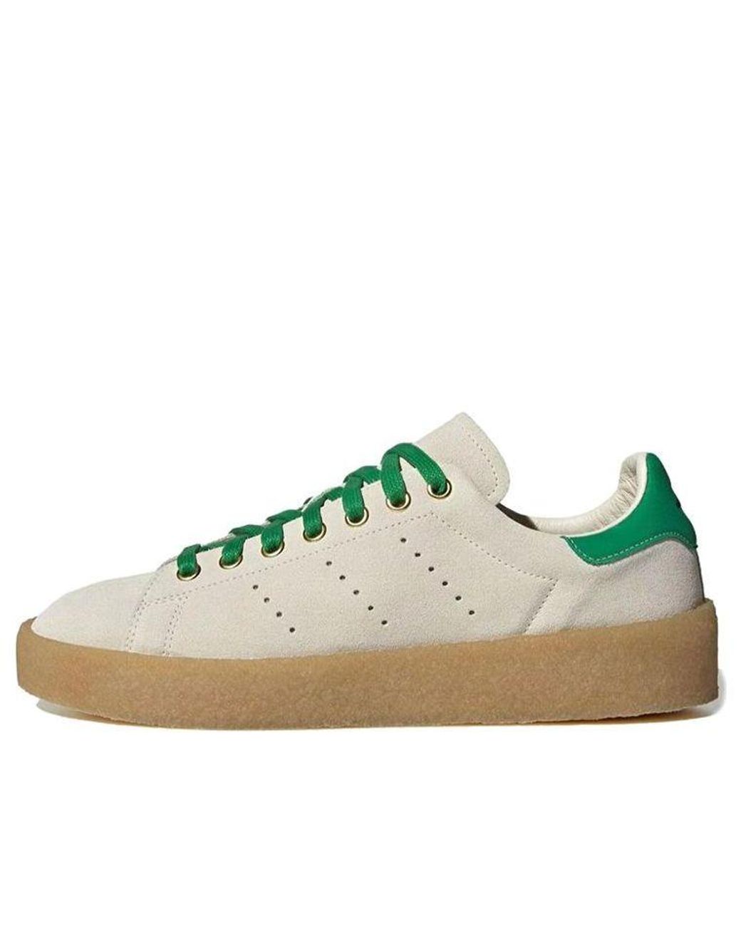 Elskede Derfor Credential adidas Originals Stan Smith Crepe Low Shoes 'off White Green' for Men | Lyst