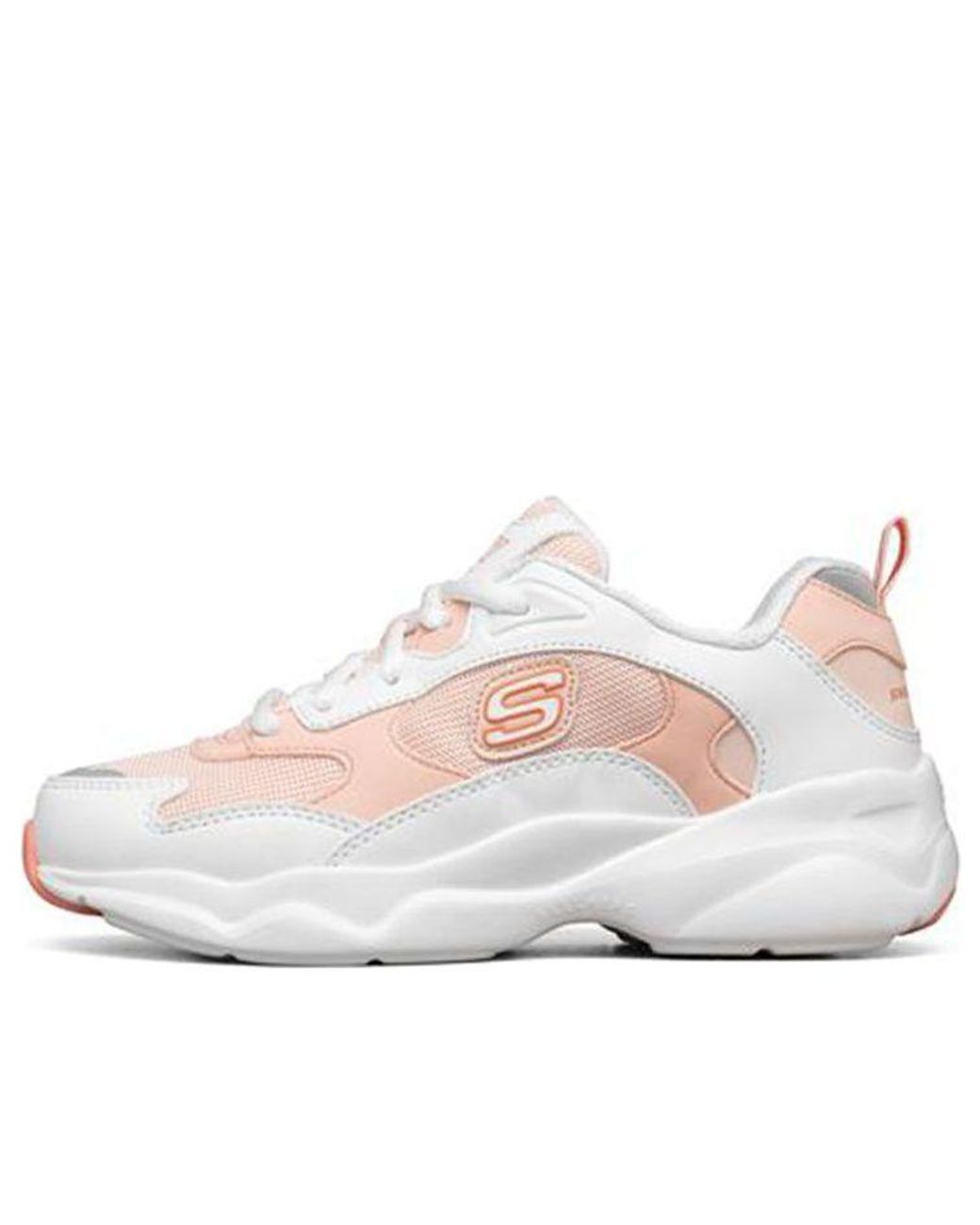 Skechers White (Wmns) D Lites Airy Sneakers