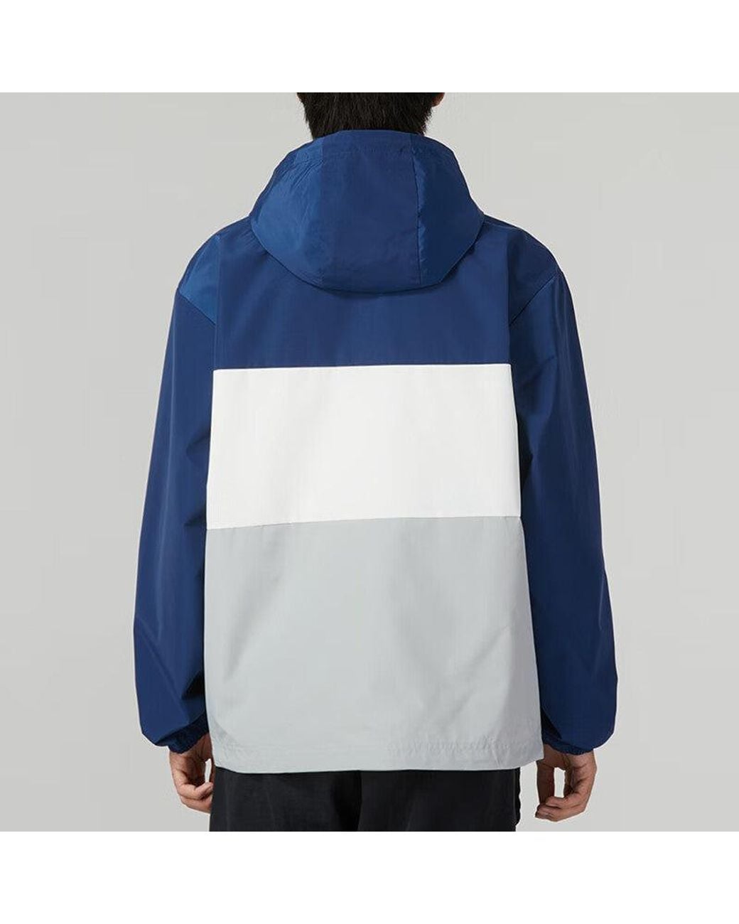 New Balance Blue Lifestyle Hooded Jacket for men