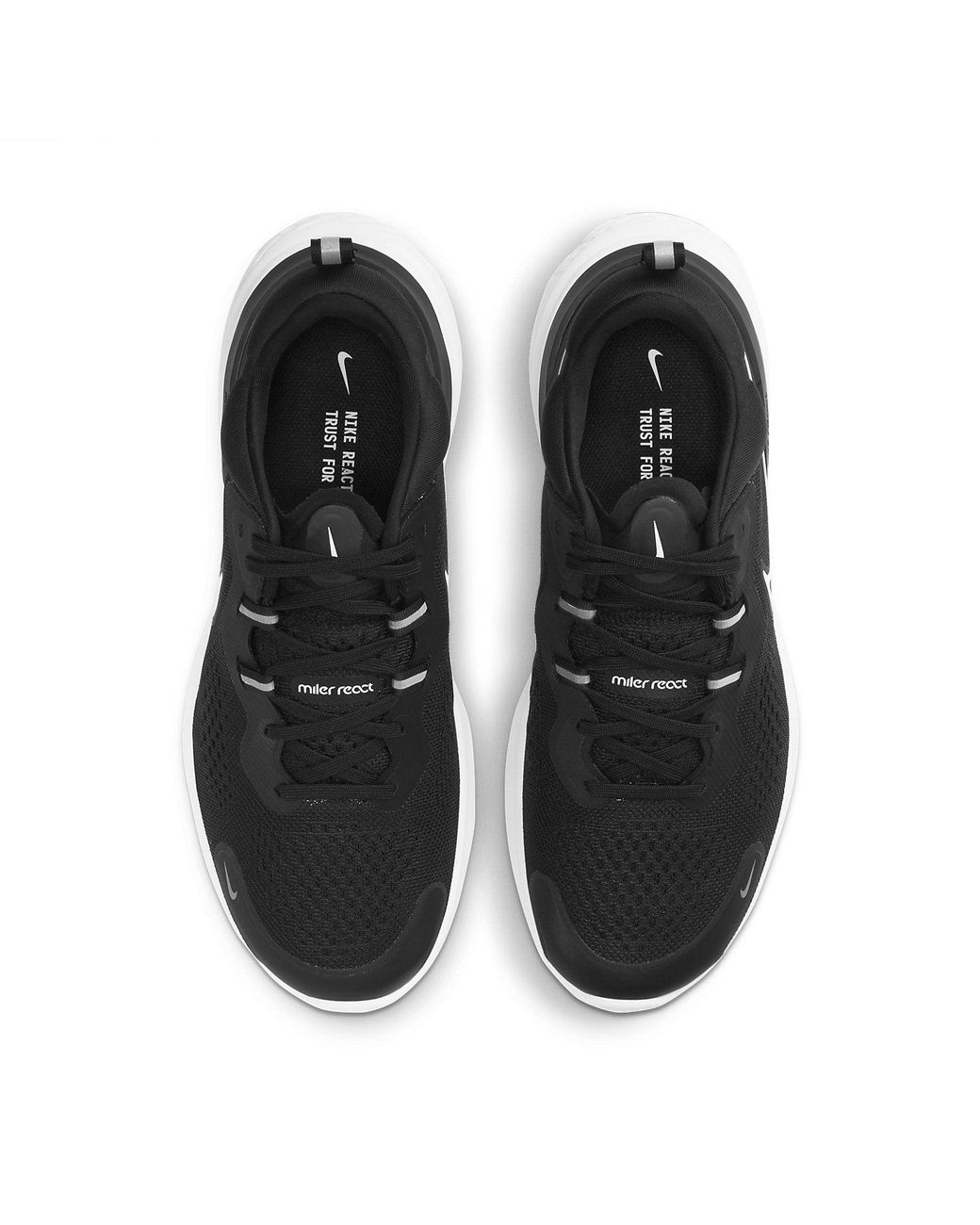 Nike Black React Miler 2 for men