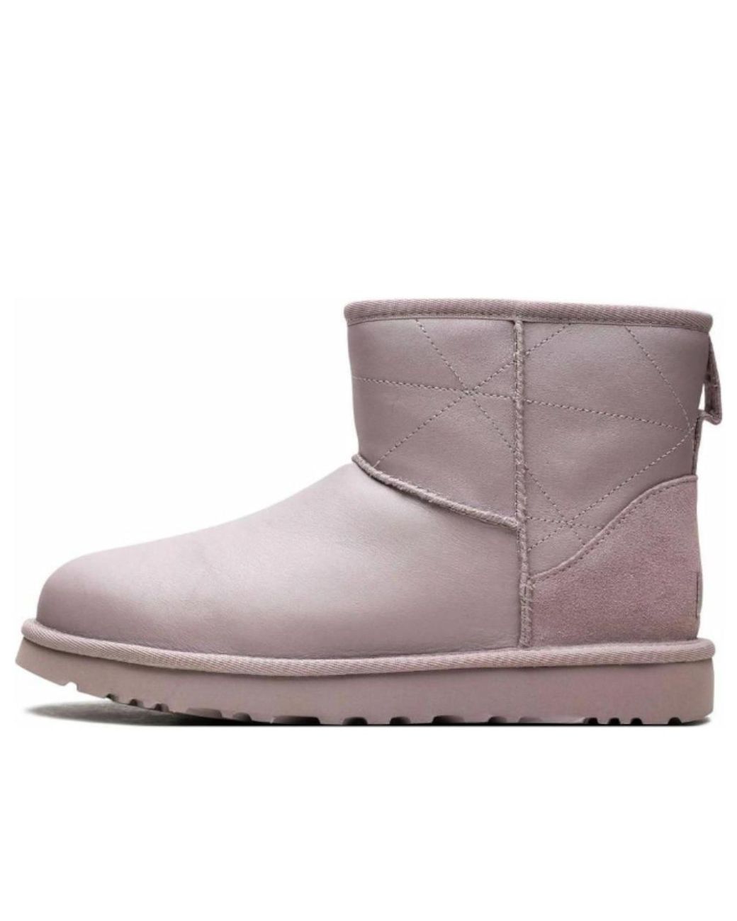 Ugg Purple (Wmns) Classic Mini Pearlized 'Pale Smoke'