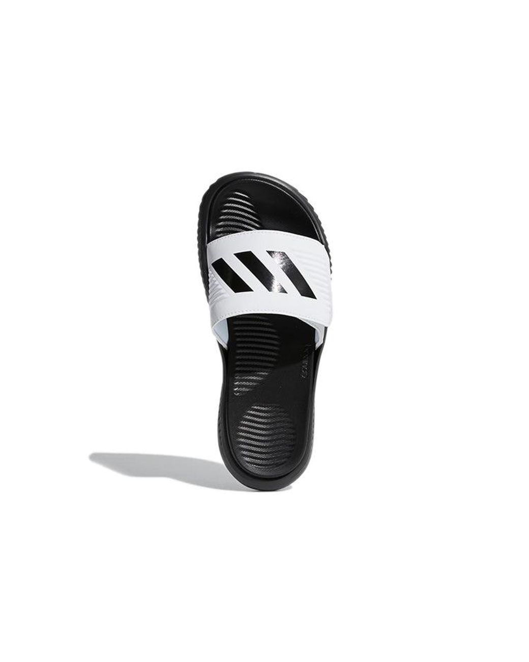Adidas Black Alphabounce Slide for men