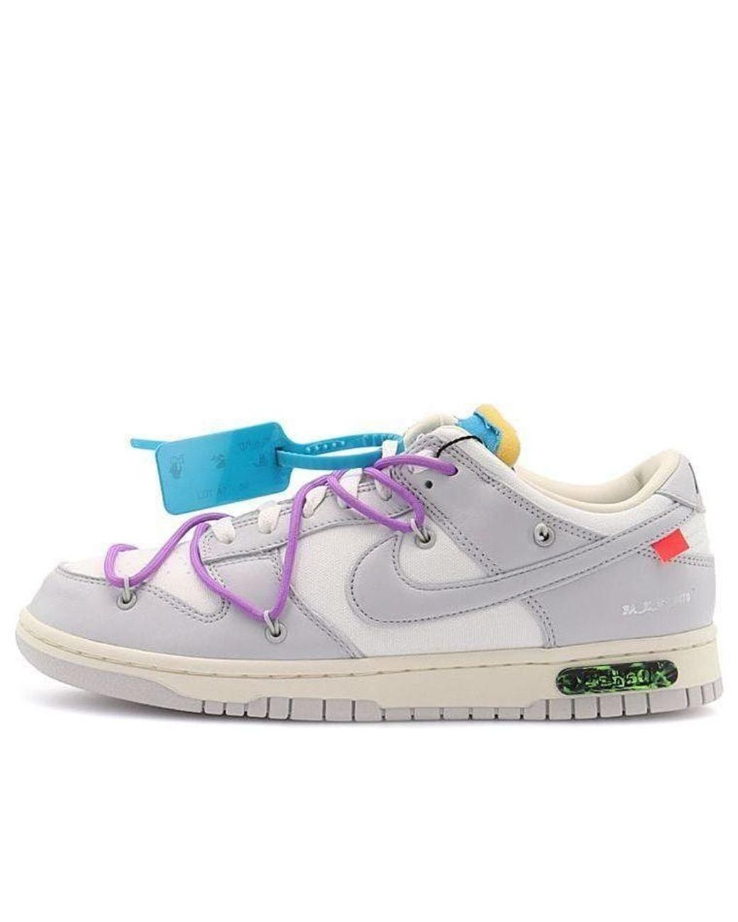 Nike Blue X Off- Dunk Low 'Lot 47 Of 50' for men
