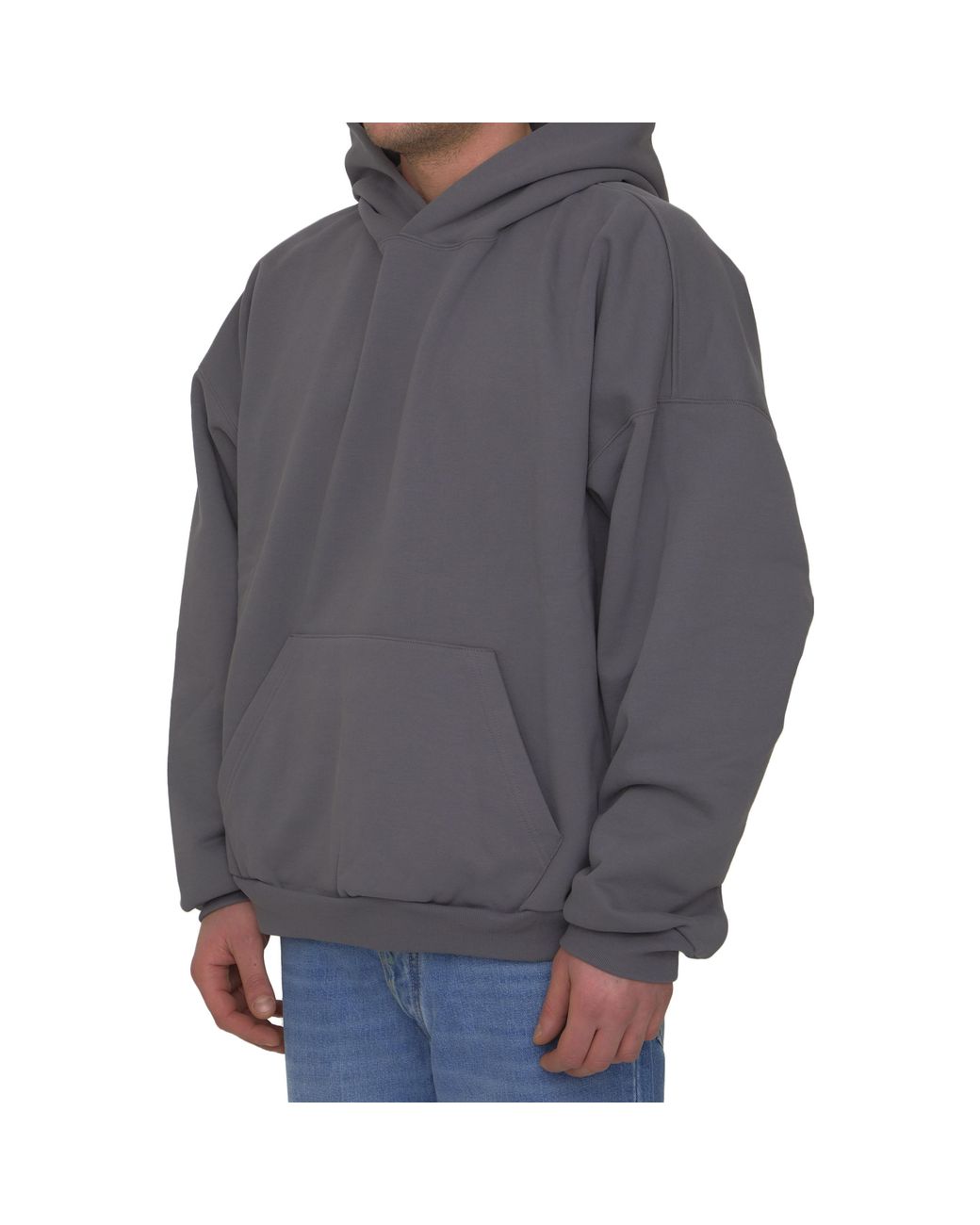 Balenciaga Gray Care Label Hoodie Middle Fit for men