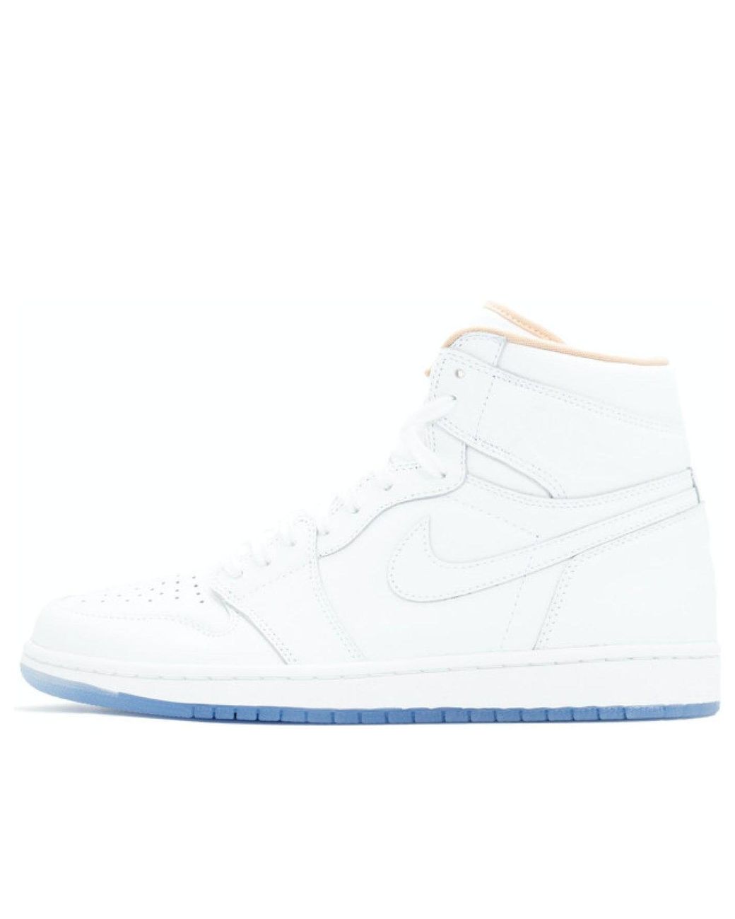 Nike White 1 Retro High Og 'Los Angeles' 2015 for men