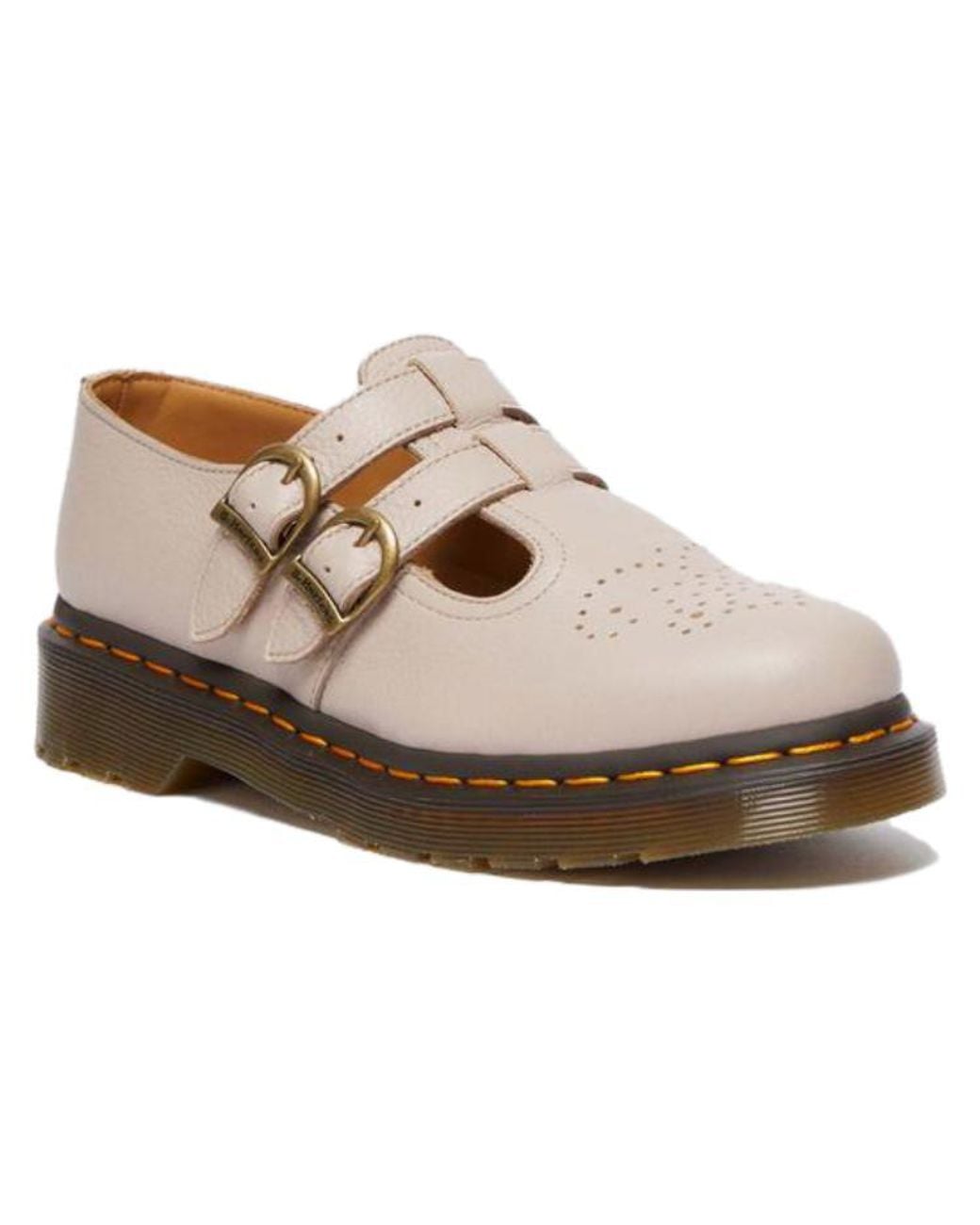 Dr. Martens Natural Dr. Martens 8065 Mary Jane Parchment Beige