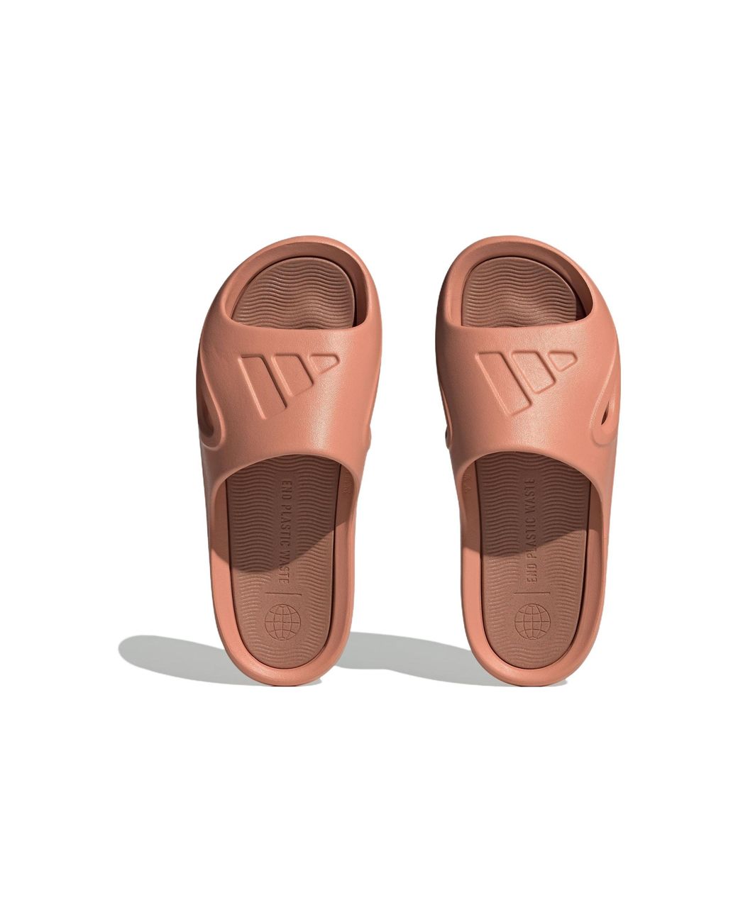 Adidas Brown Adicane Slides 'Wonder Clay' for men
