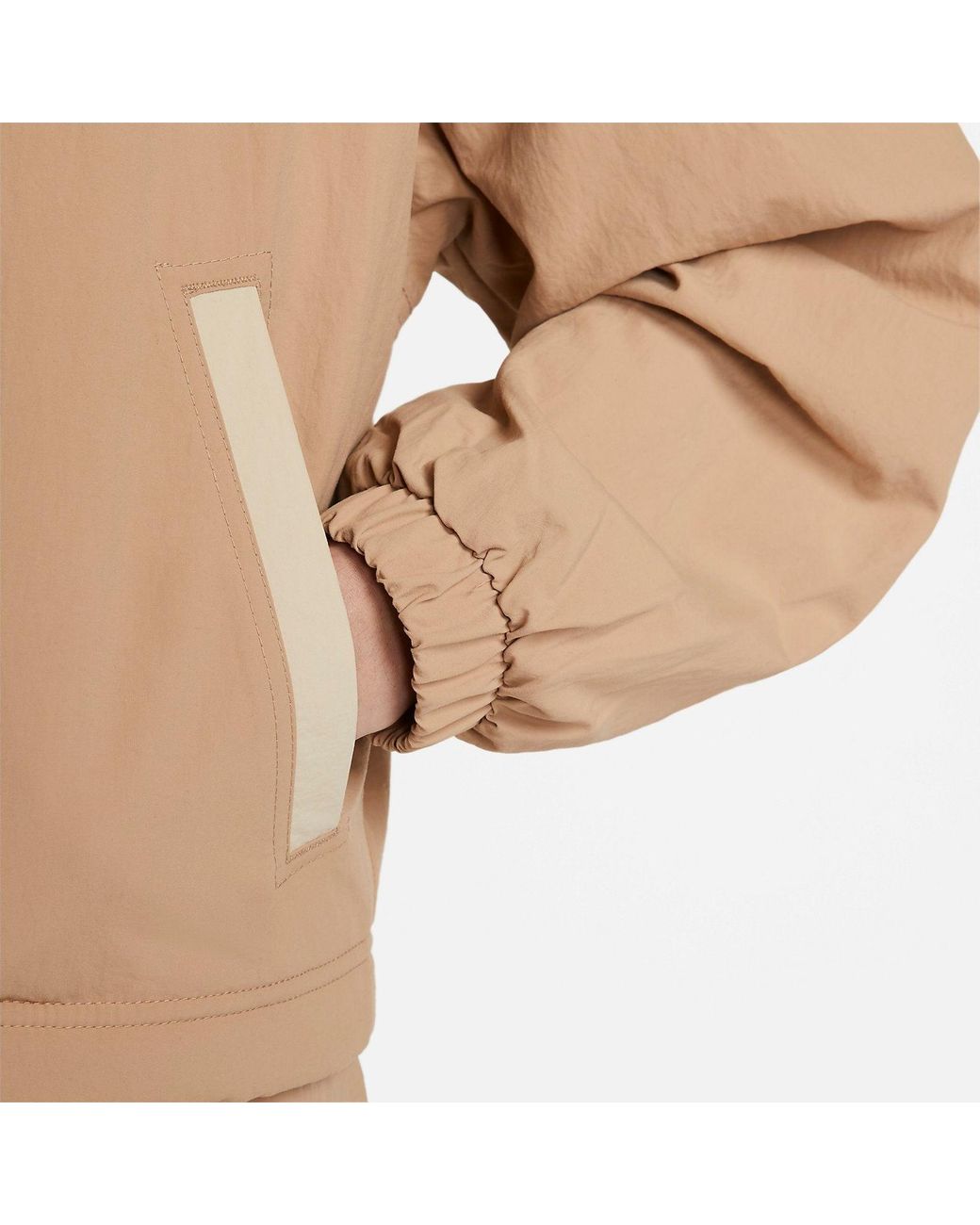 Nike Natural (Wmns) Woven Fleece-Lined Jacket 'Hemp Sanddrift'