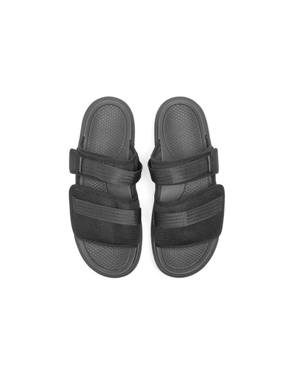 New Balance Black 3201 Series Velcro Fashion Sports Slippers for men