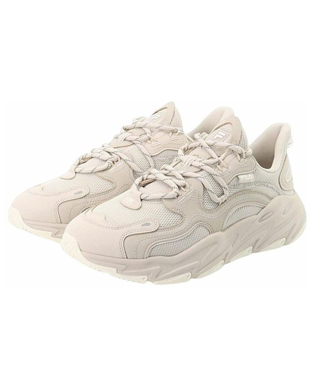 Fila White Wave Shoes 'Oatmeal' for men