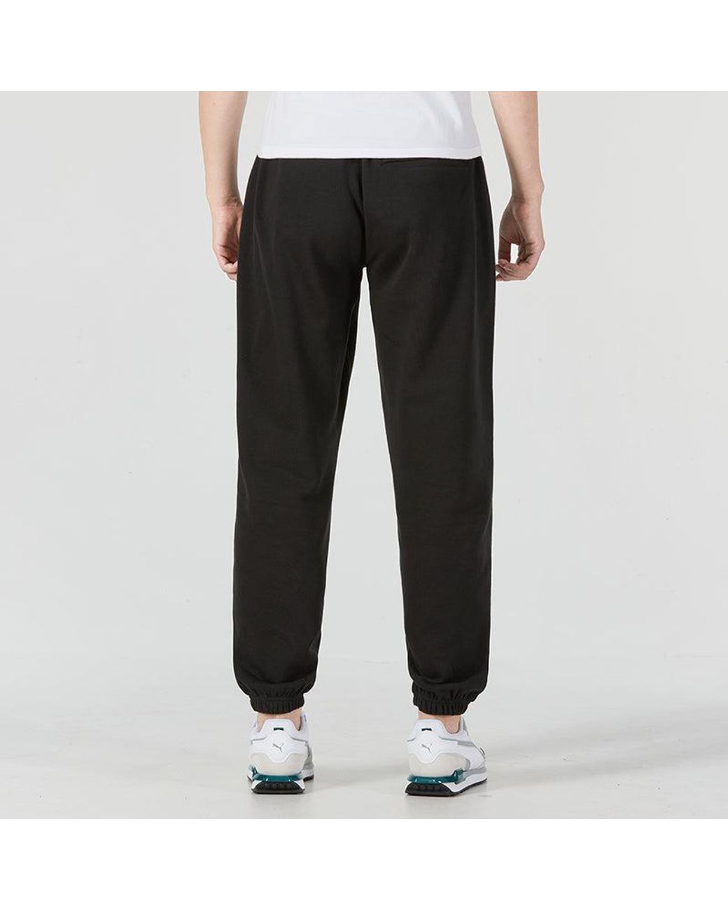 PUMA Black Downtown Trousers for men