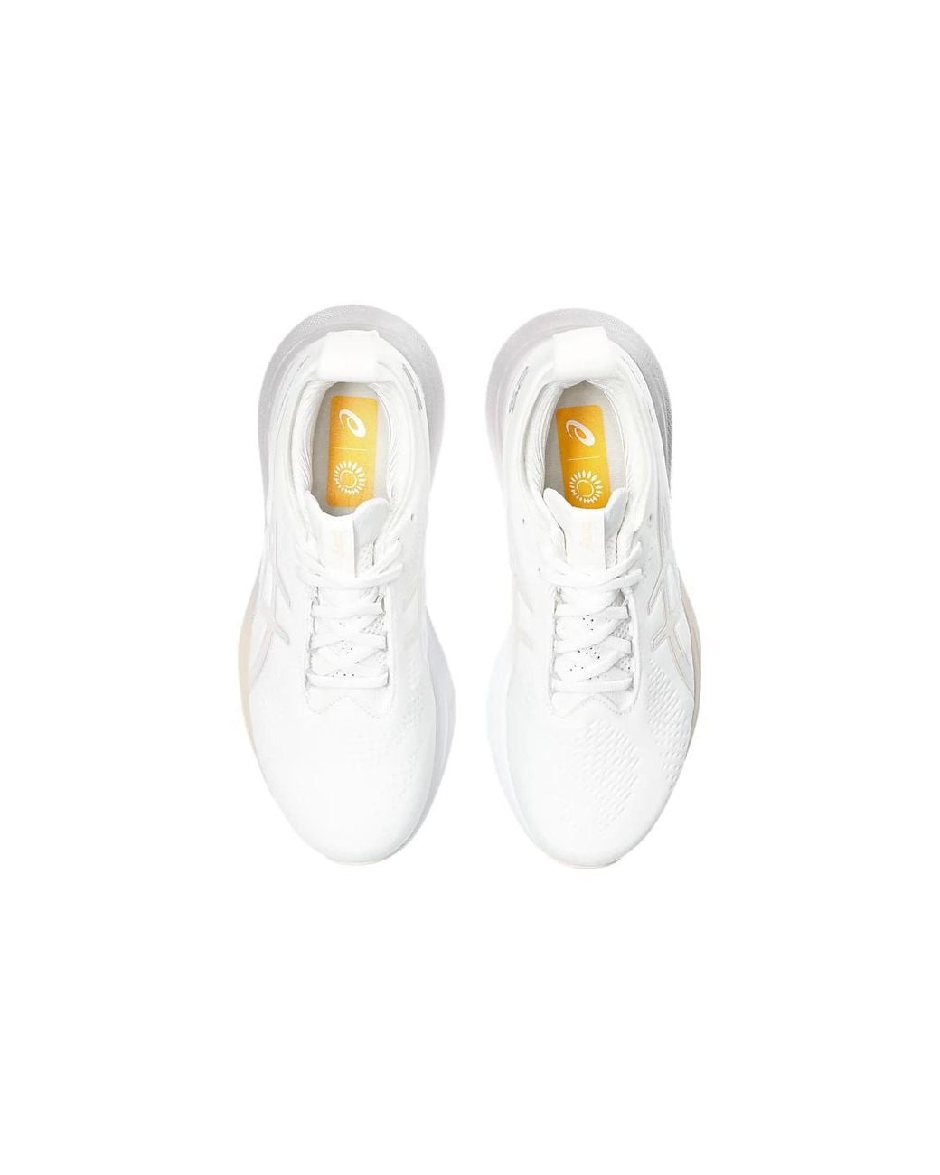 Asics White Gel-nimbus 25