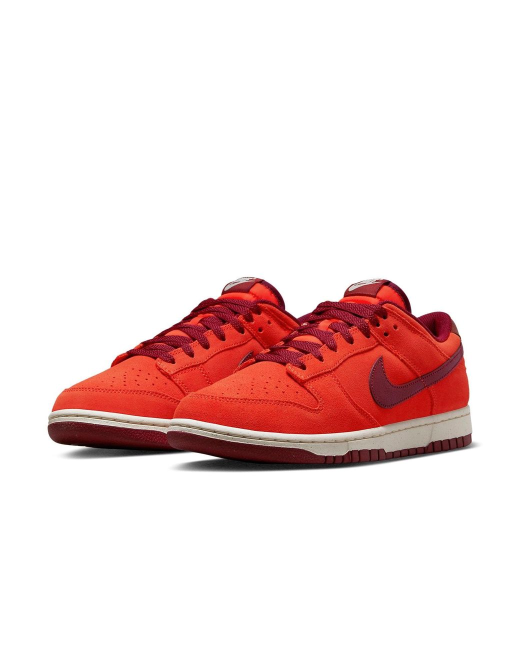 Nike Red Dunk Low Sneakers for men