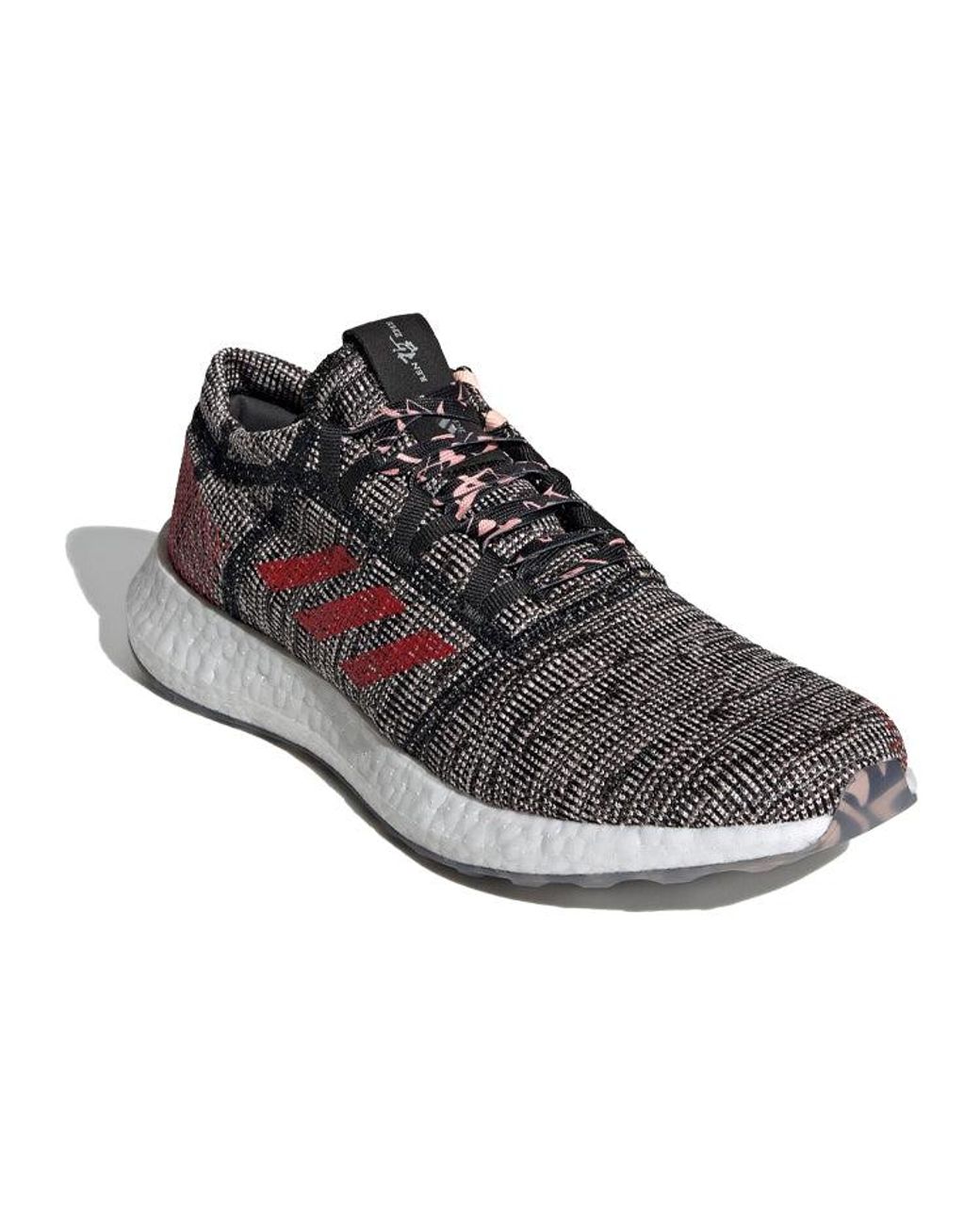 Adidas Brown Ren Zhe X Pureboost Go Scarlet' for men