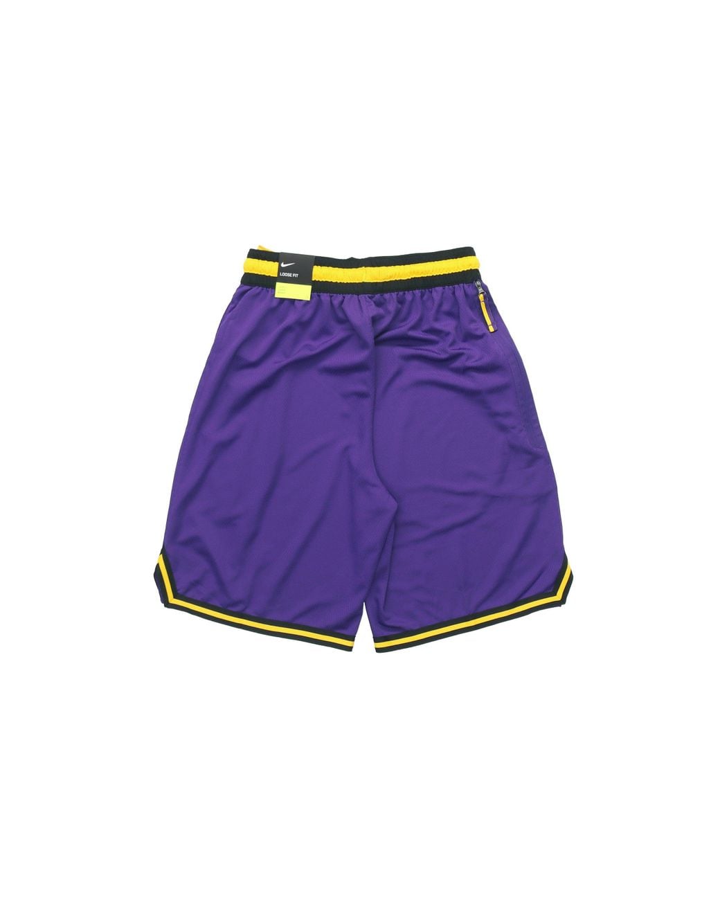 Nike Purple Nba Statement Dna Los Angeles Lakers Basketball Training Sports Shorts for men