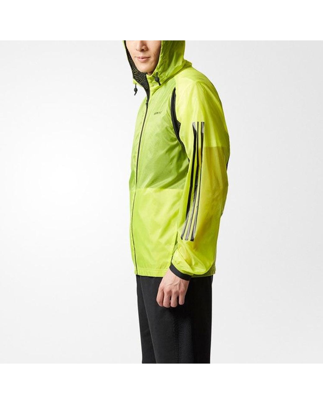 Adidas Green Neo Colorblock Casual Sports Jacket for men