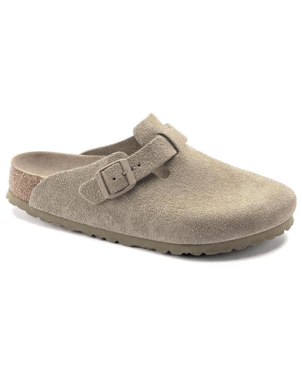 Birkenstock Brown Boston Soft Footbed Narrow 'Suede' 1019108 for men