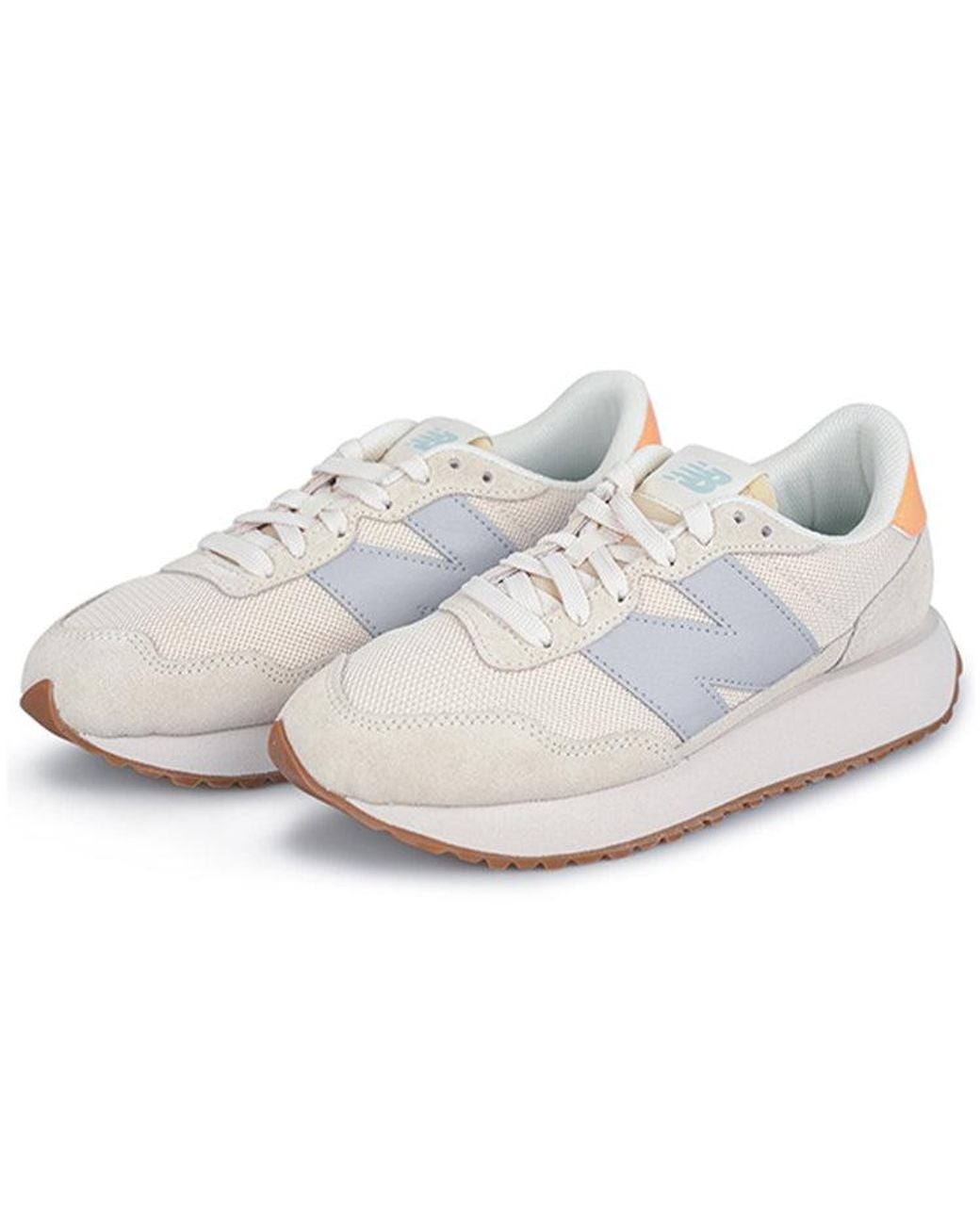 New Balance White (Wmns) 237 'Angora Light Mango'
