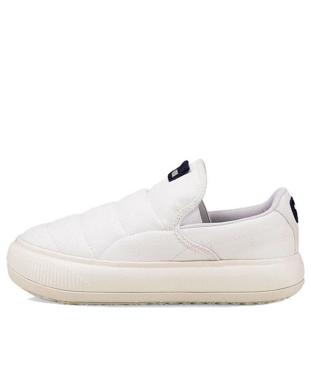 PUMA White (Wmns) Suede Mayu Slip-On Canvas Marshmallow'