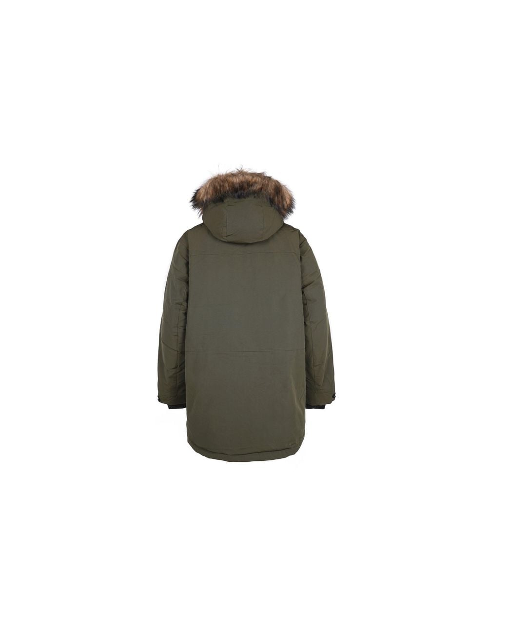 New Balance Green Warm Long Down Parka for men
