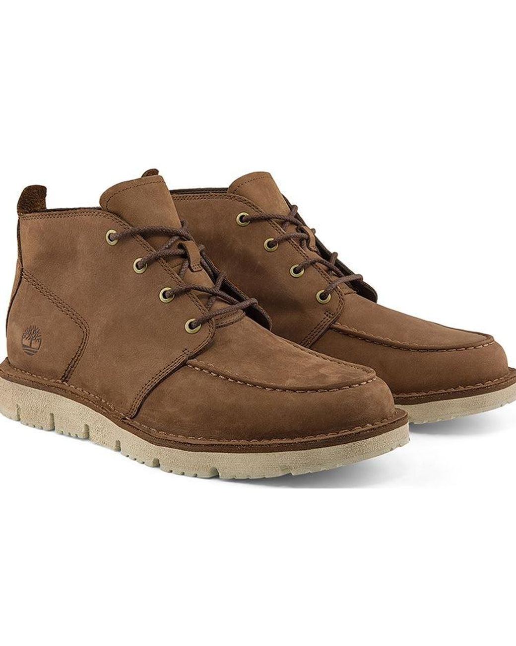 Timberland Brown Westmore Moc Toe Chukka Boots for men